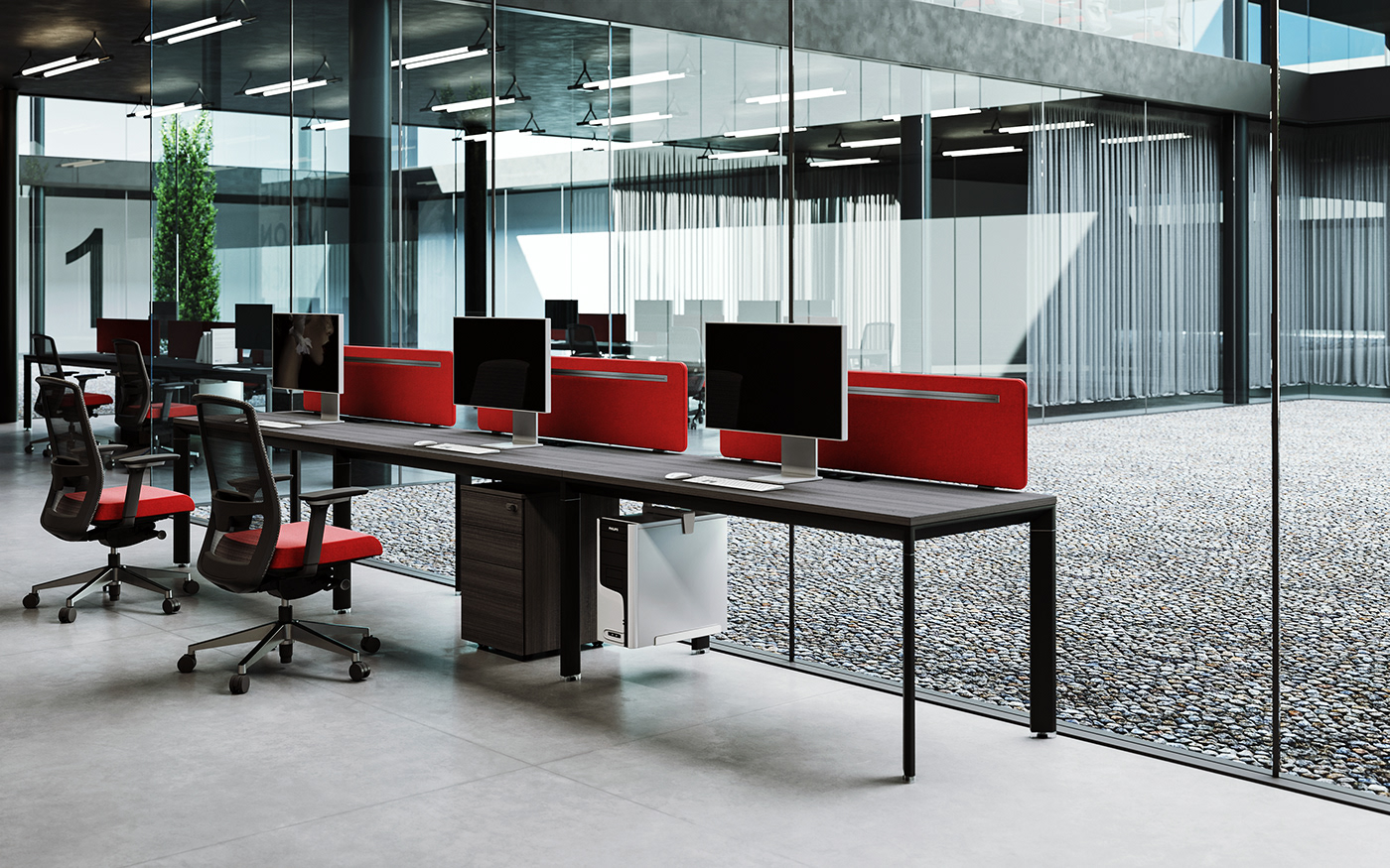 desk office furniture Office Space product design 