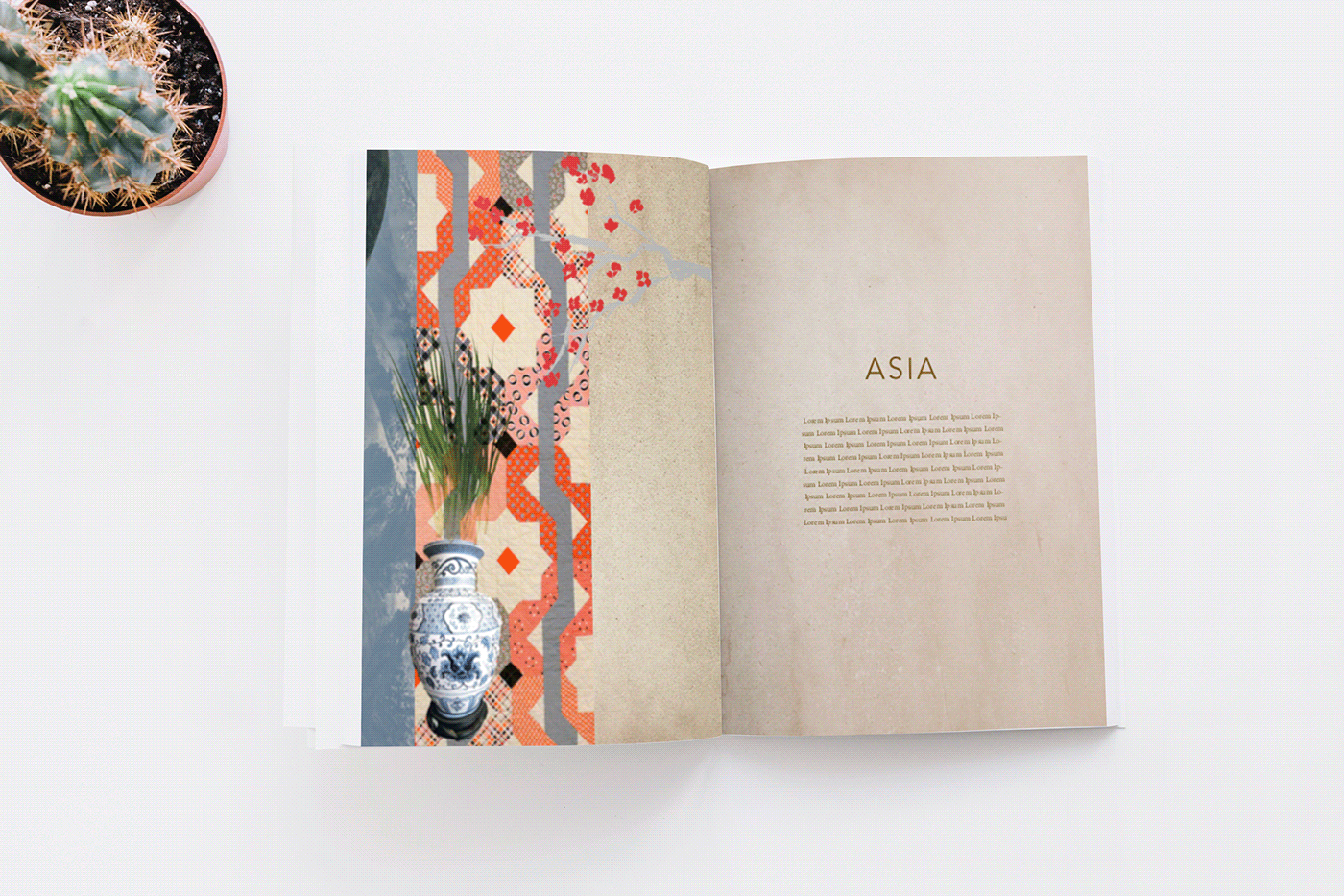 book collage art editorial design  Layout