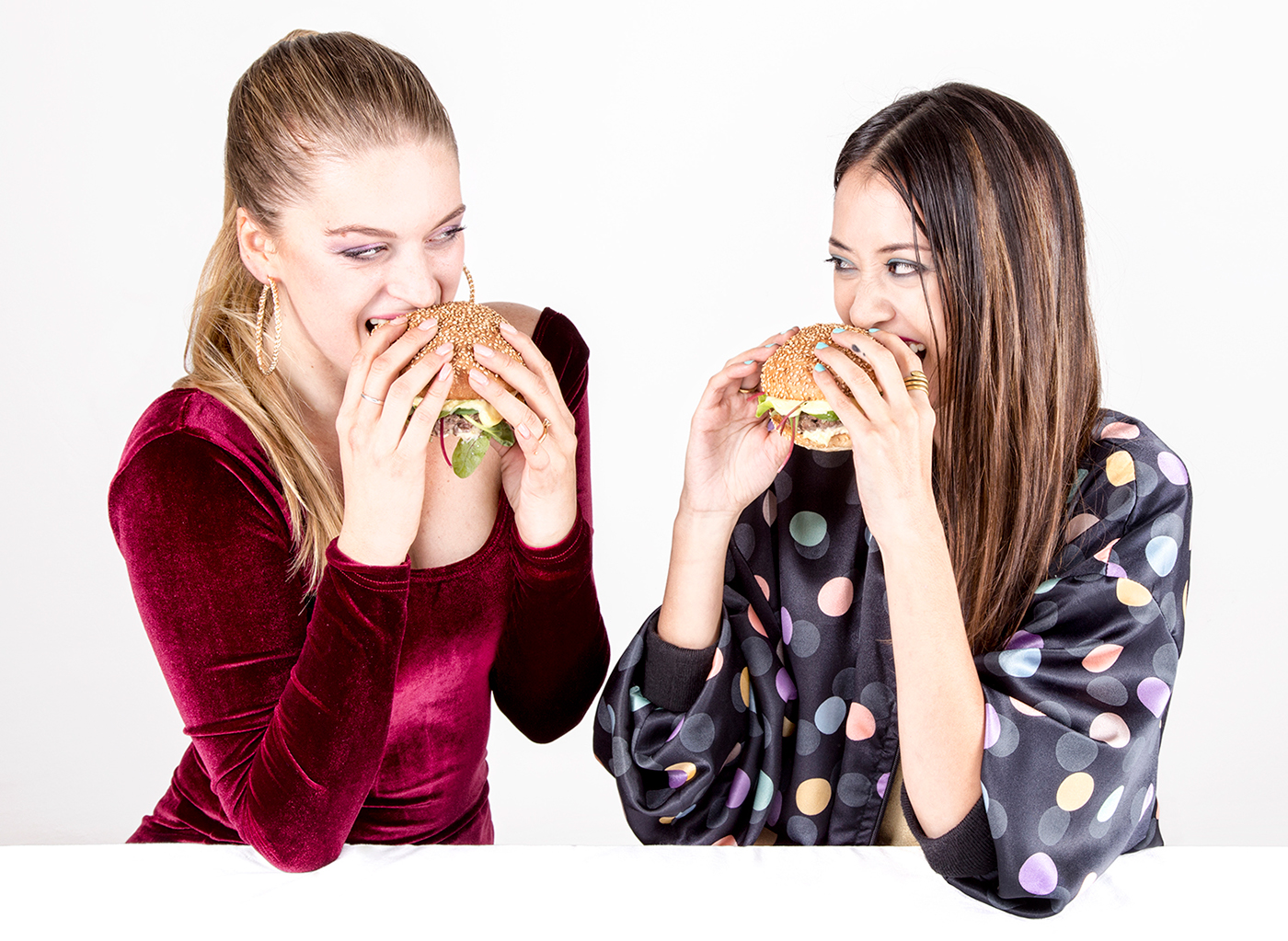 Advertising  Food  retouch hamburger panini Photography  makeup campagna pubblicita people