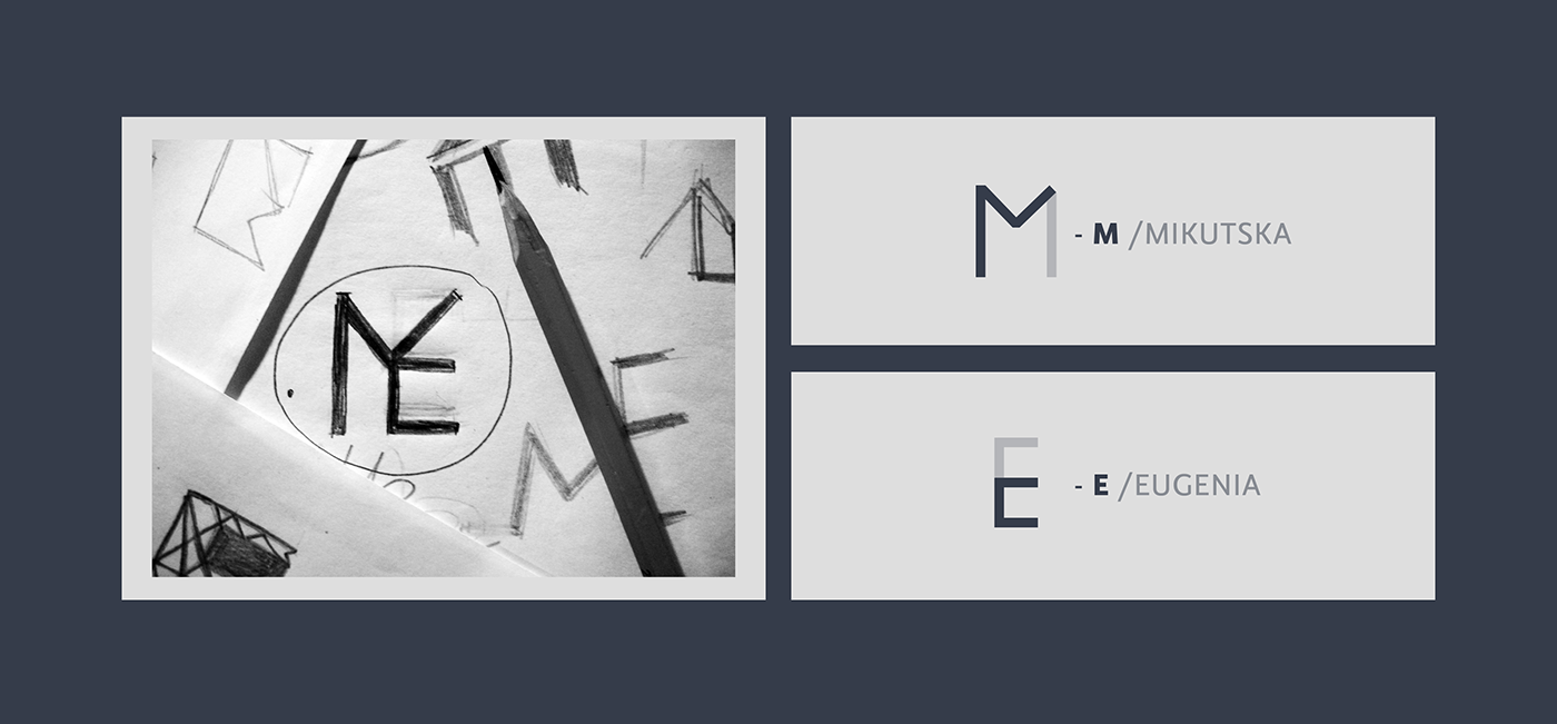 monogram graphicdesign Icon sign