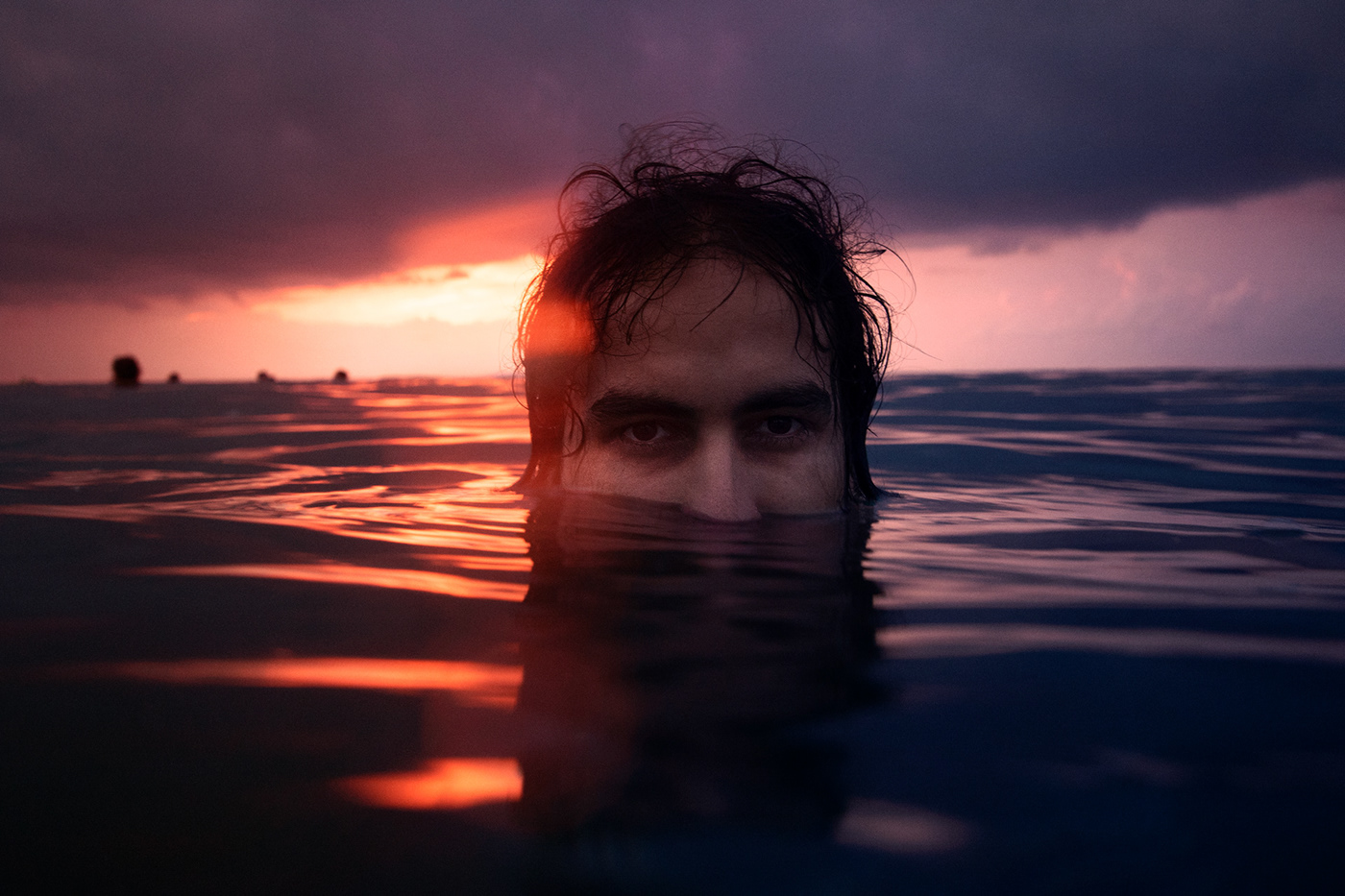 Photography  emptiness sea water portrait retouch art art direction  human people