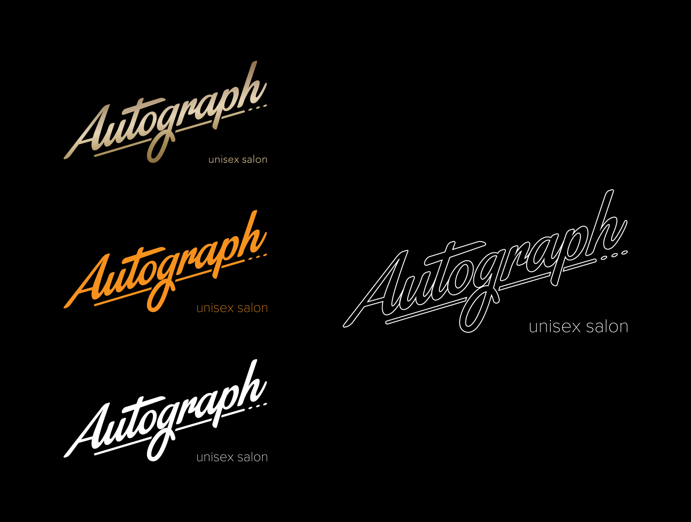 Autograph unisalon on Behance