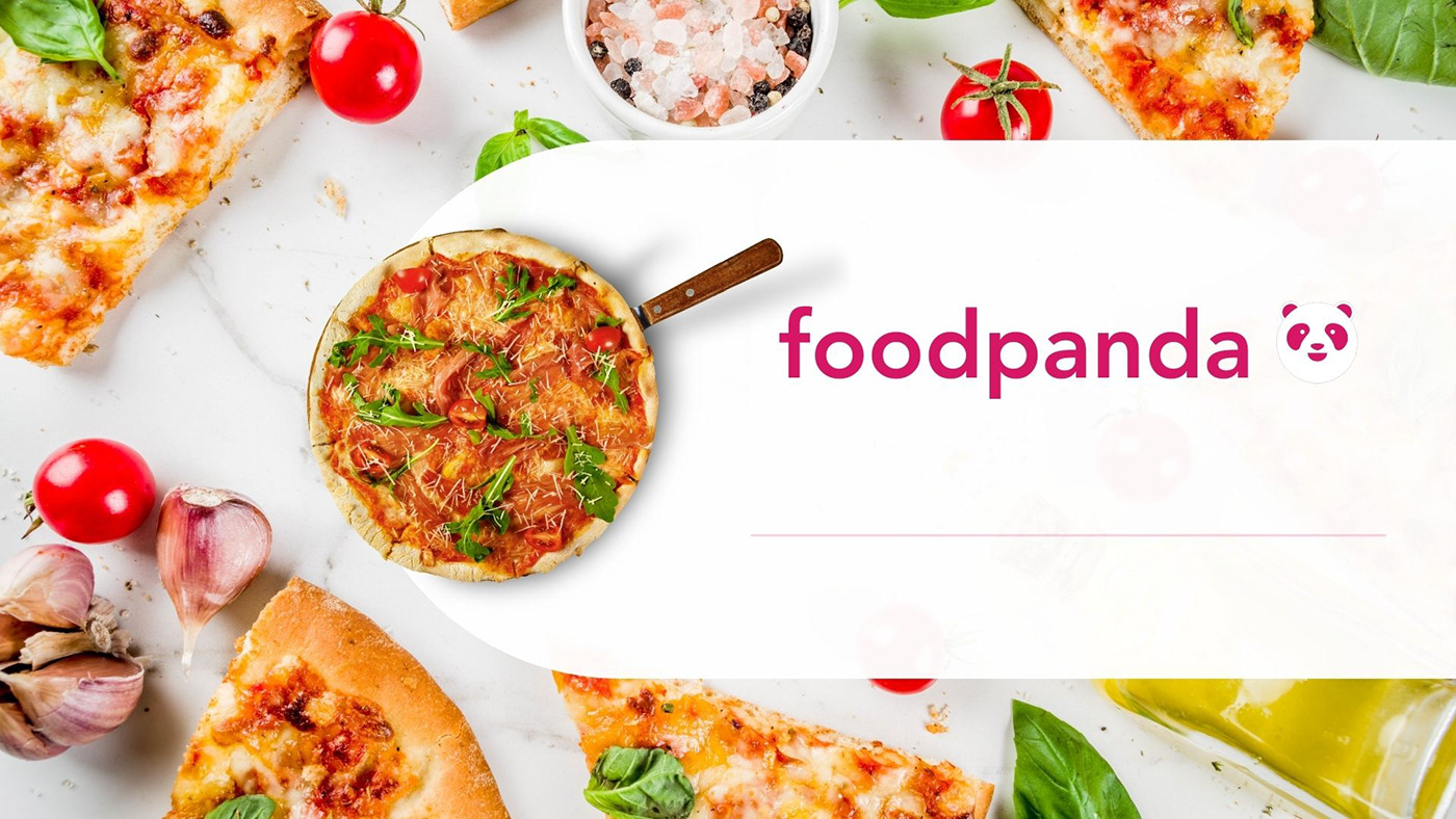 foodpanda marketing   brand identity Logo Design Logotype