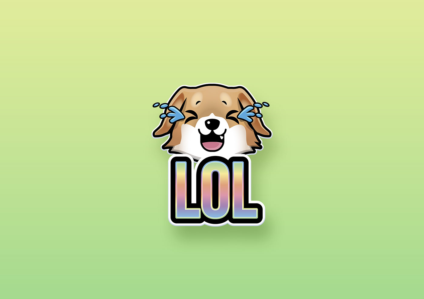chibi Corgi cute dog emotes Gamer girl guy Streamer Twitch