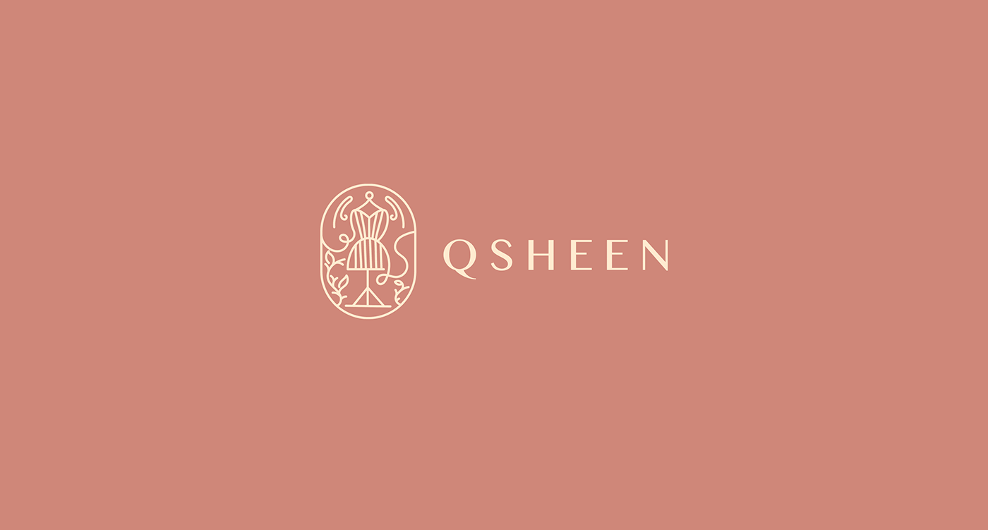Qsheen brand design. on Behance