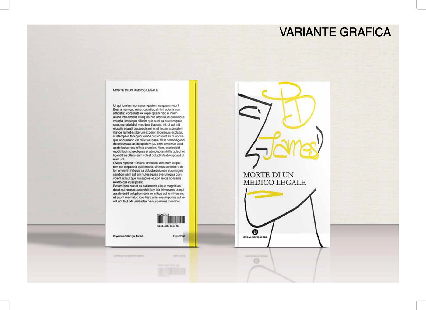 book editoria editorial design  gialli mondadori giallo libro mondadori progettazione editoriale RESTYLING yellow