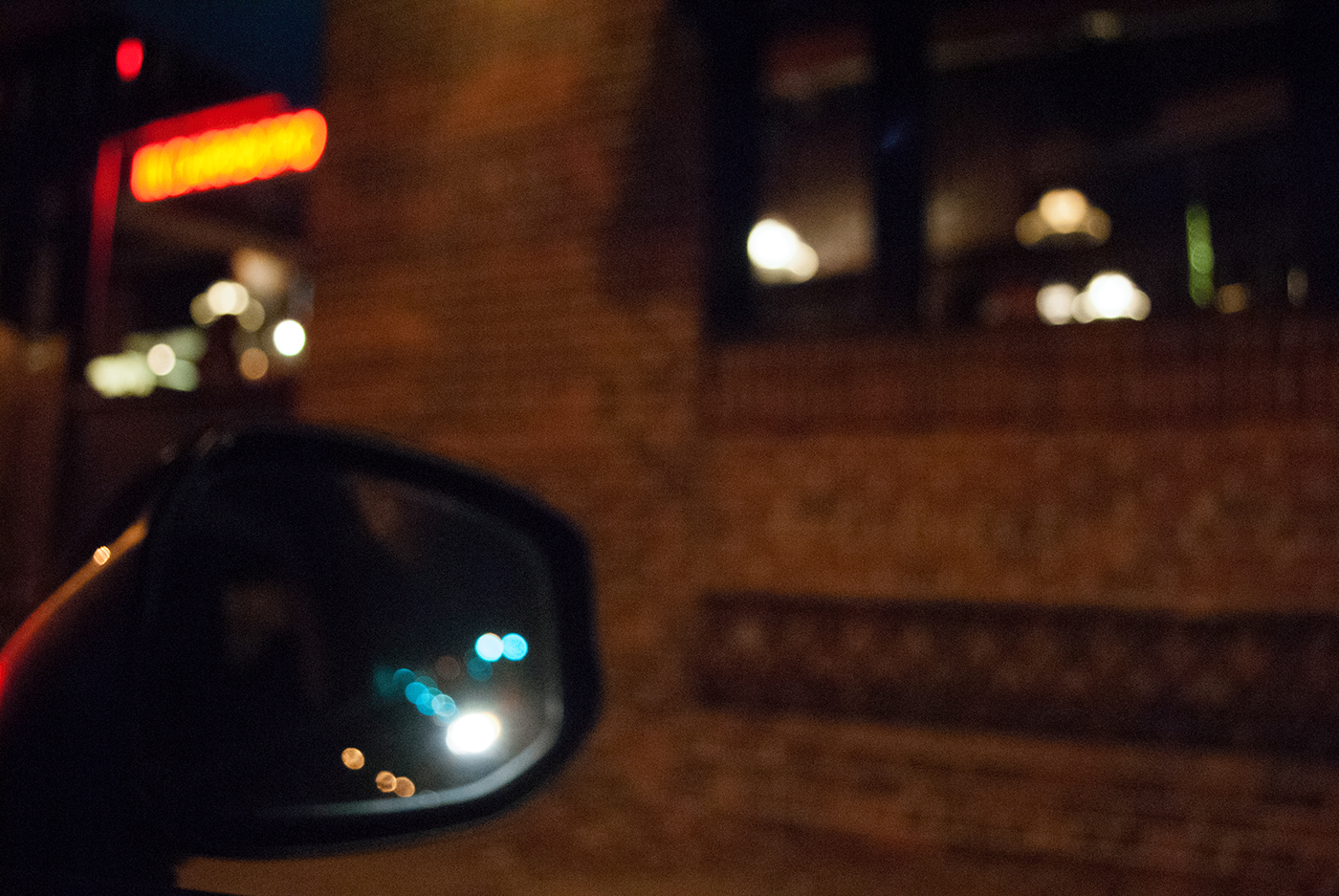 Urban motion digital photography  night city Cars