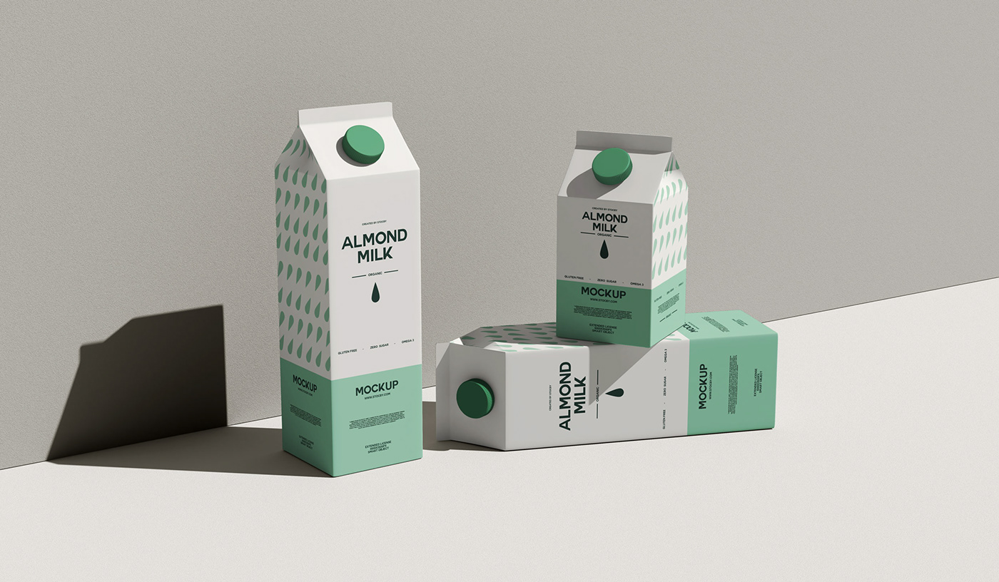 milk packaging branding design