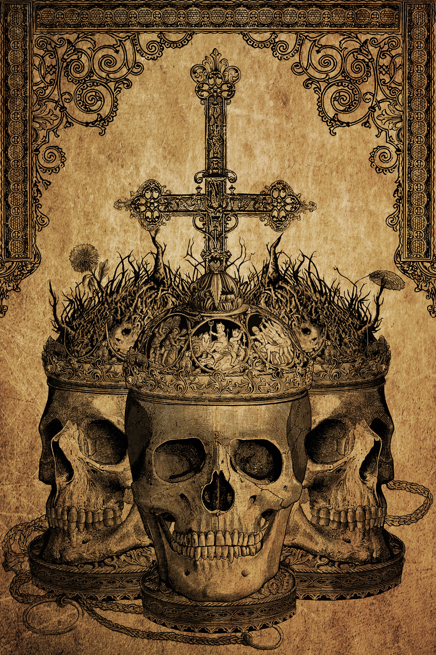 #death   #fotografia #ILUSTRACION #metal #Religion #skull #tatoo #tshirtdesign