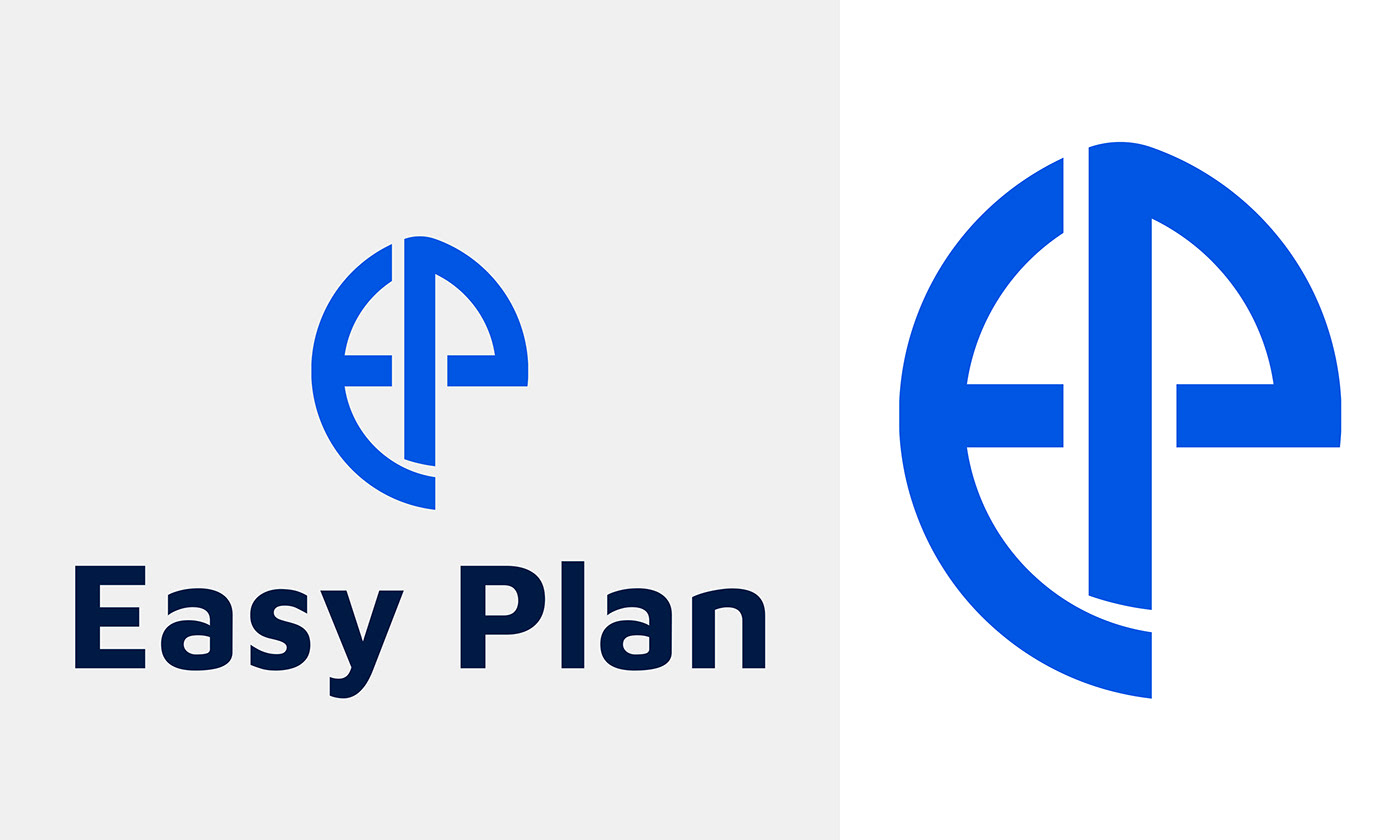 abstract corporate Logo Design brand identity Logotype Modern Logo professional Easy Plan ep