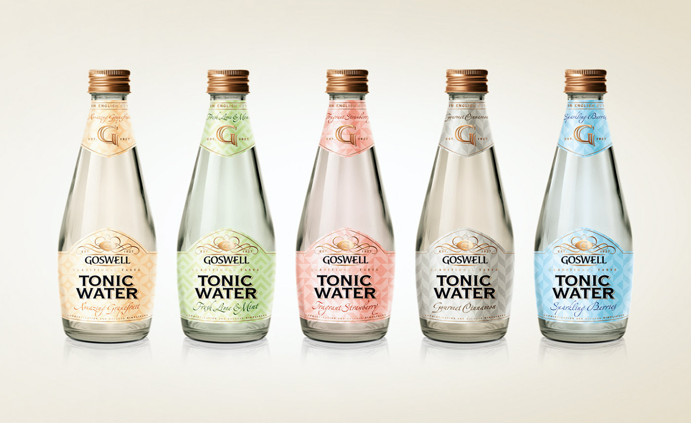 brand identity gin Label label design Logo Design Packaging packaging design tonic tonic water