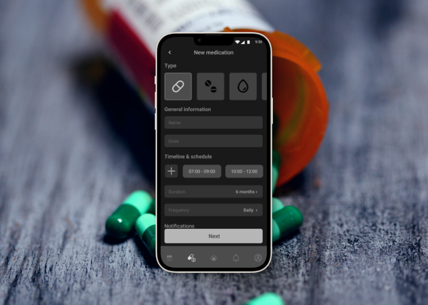 medication Health fitness reminder UI/UX ui design user interface app design Figma UX design