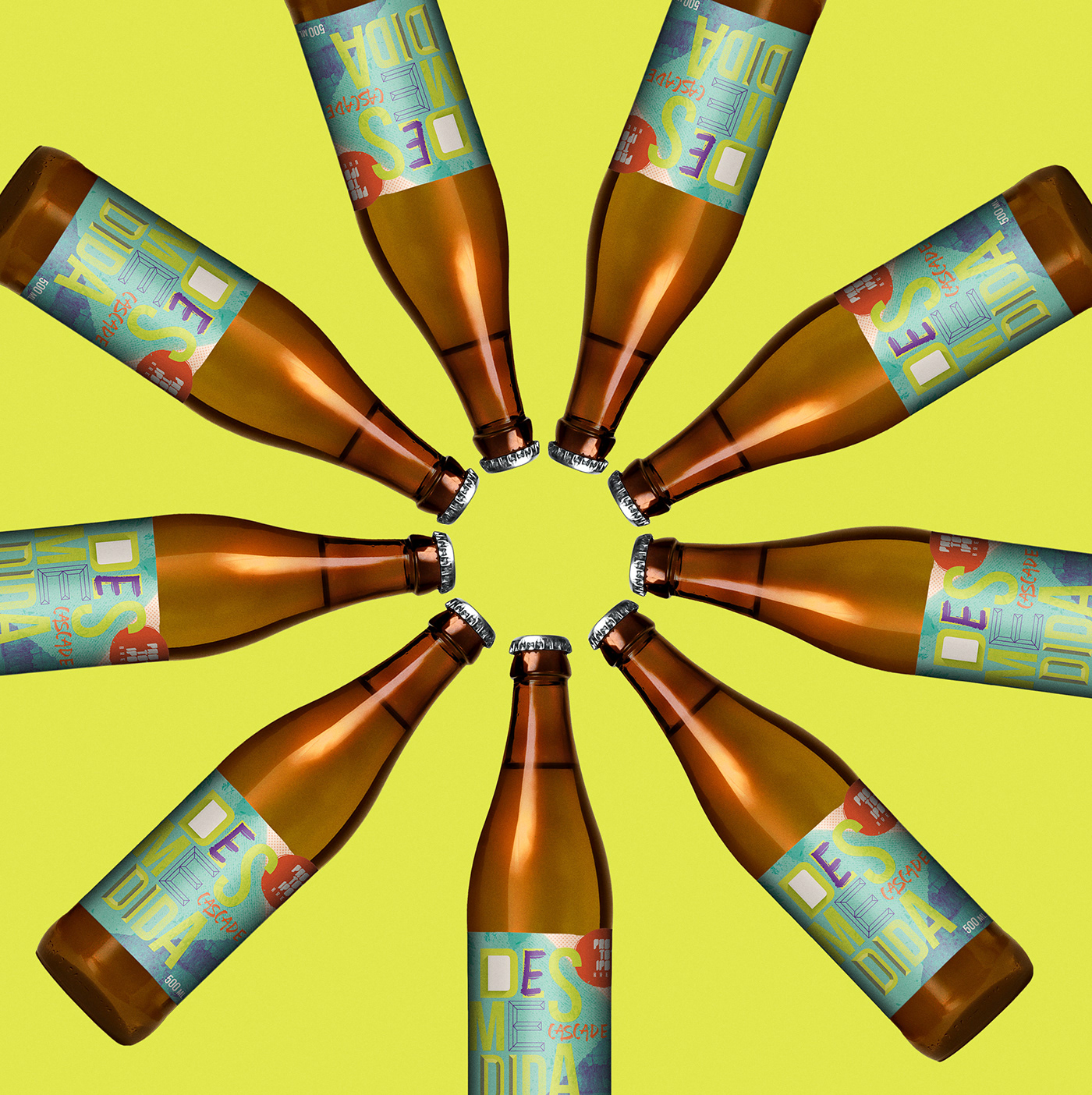 bier label rótulo color brand bier logo bier prototipo desmedida design Urban
