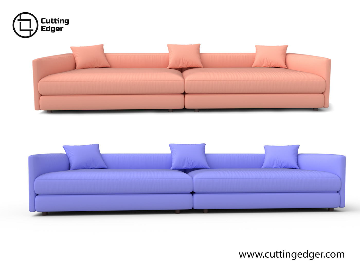 sofa sofas furniture 3D Render 3ds max vray modern 3d modeling Modern Design