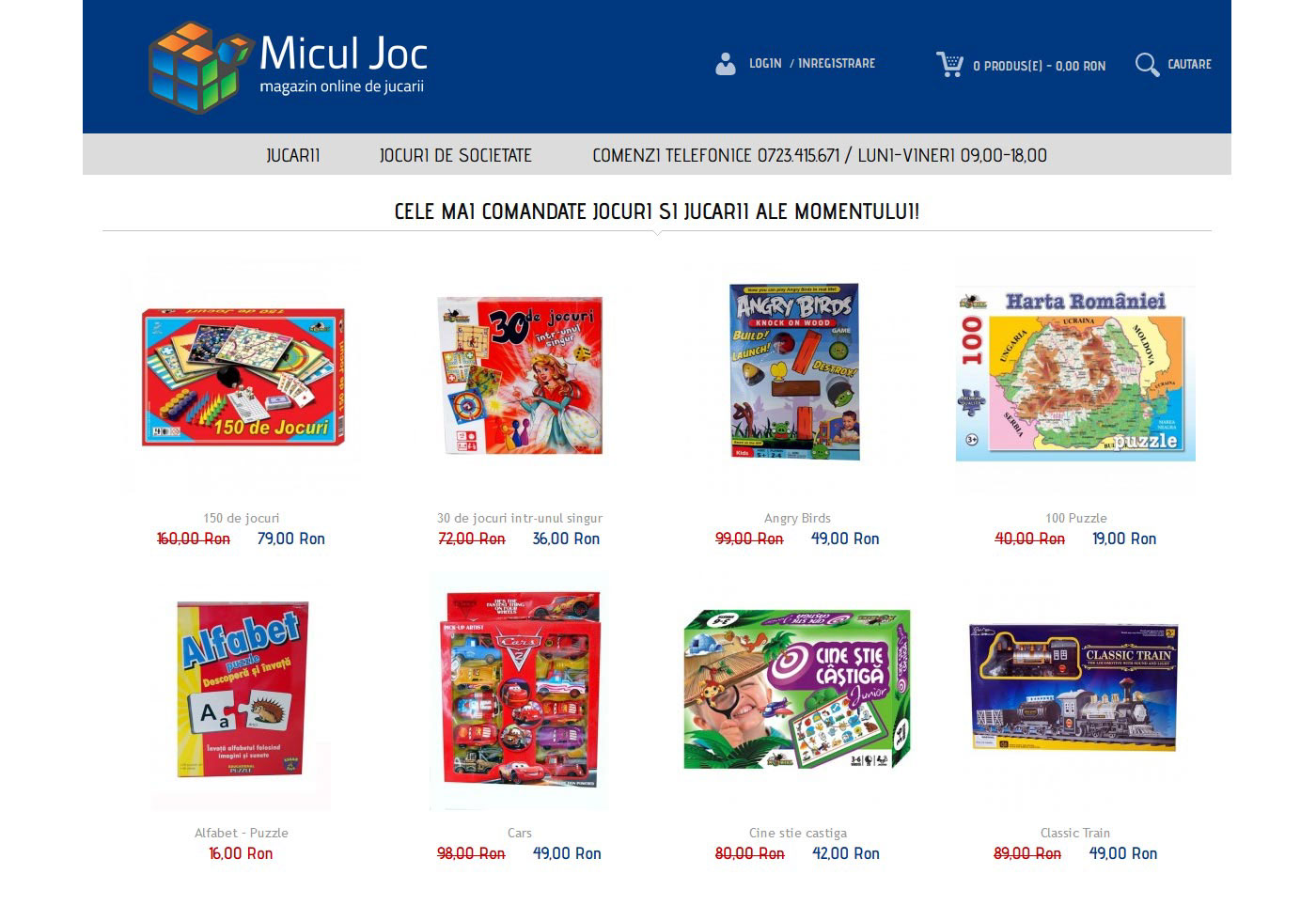 Webdesign freelancer web e-commerce toys kids Games
