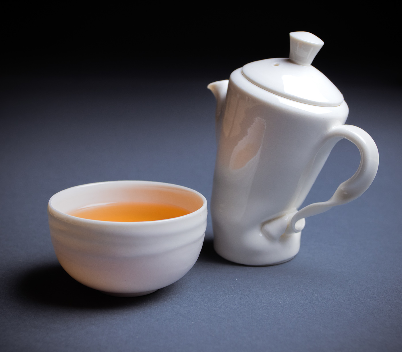 clay handmade ceramics  tea teapot porcelain translucent