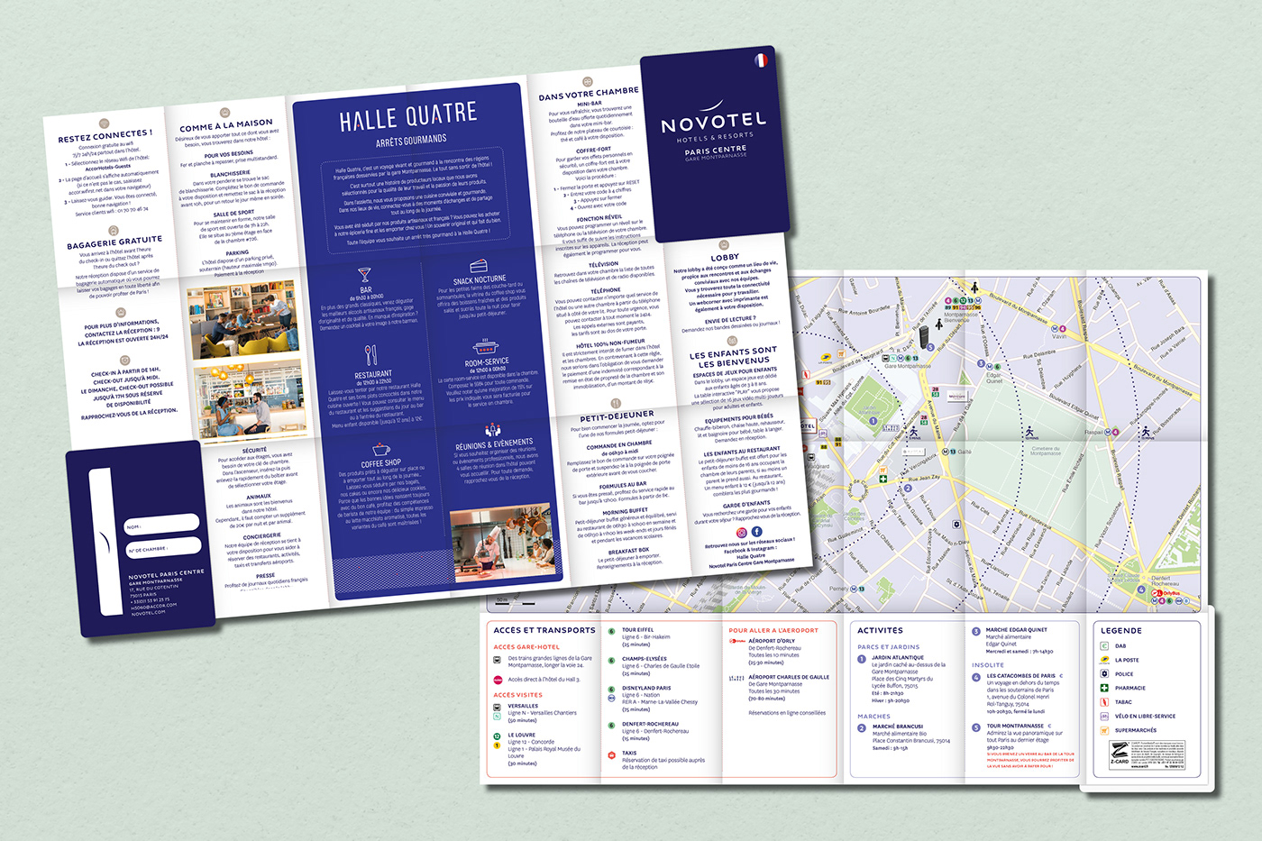 brochure cartography design keycard holder map print print design 