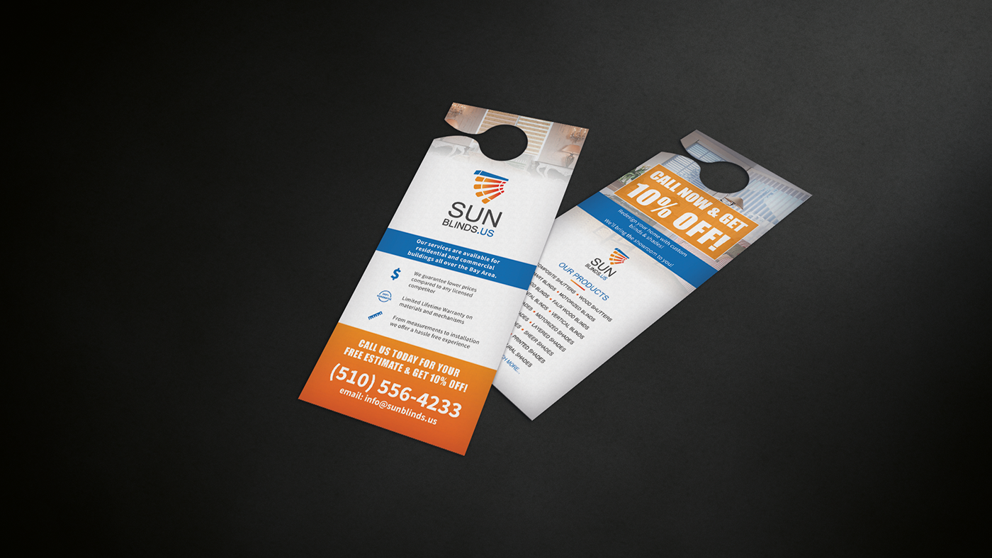 logo business card flyers Promotional marketing   blinds art direction  branding  Mockup graphic design 