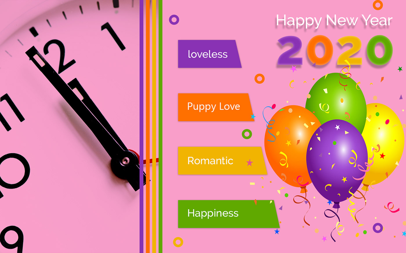 bannner happy new year year banner 2020 Year 2020 Creative year banner Love year corporate banner  CORPORATE YEAR