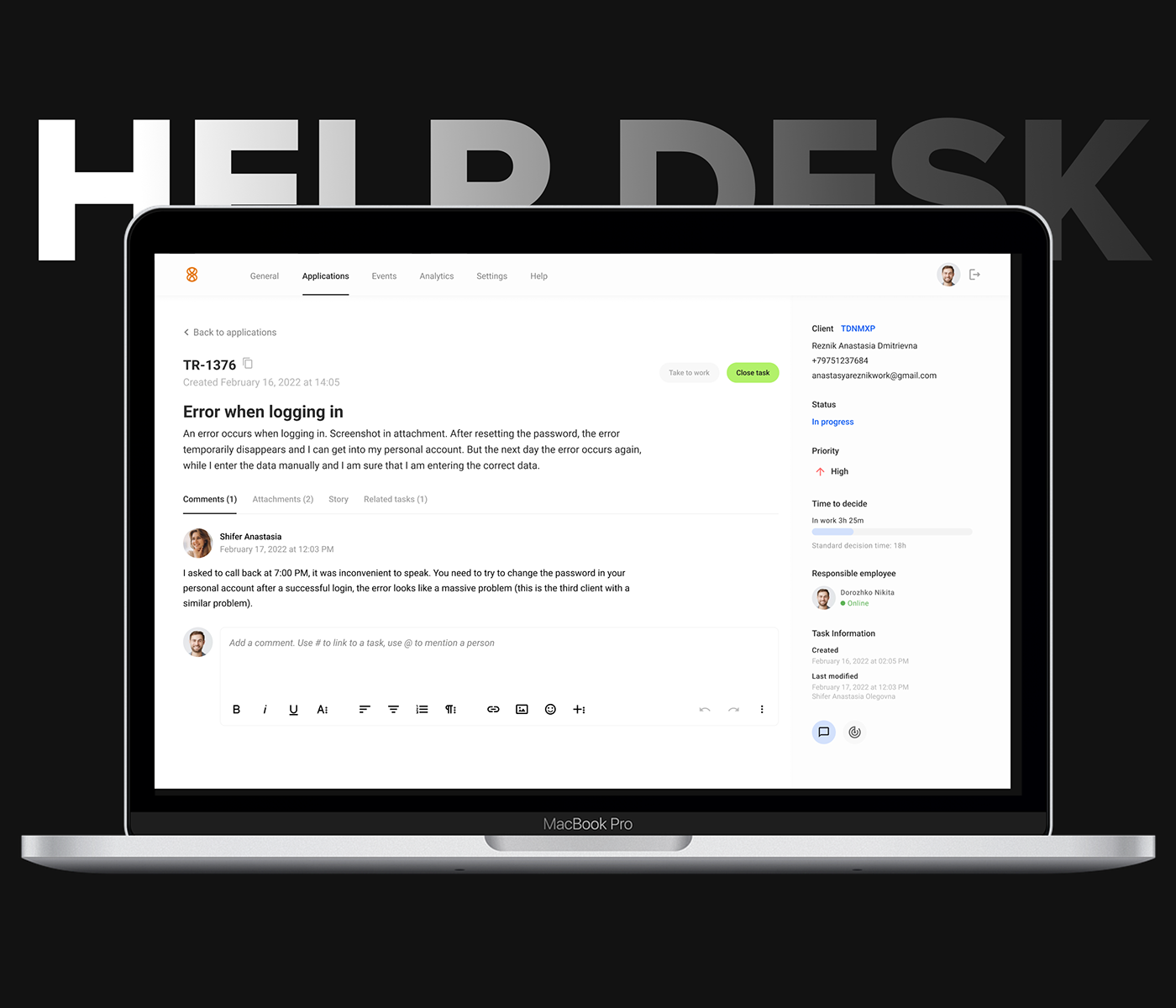 help desk product design  brand identity design Logo Design UX UI Web Design 