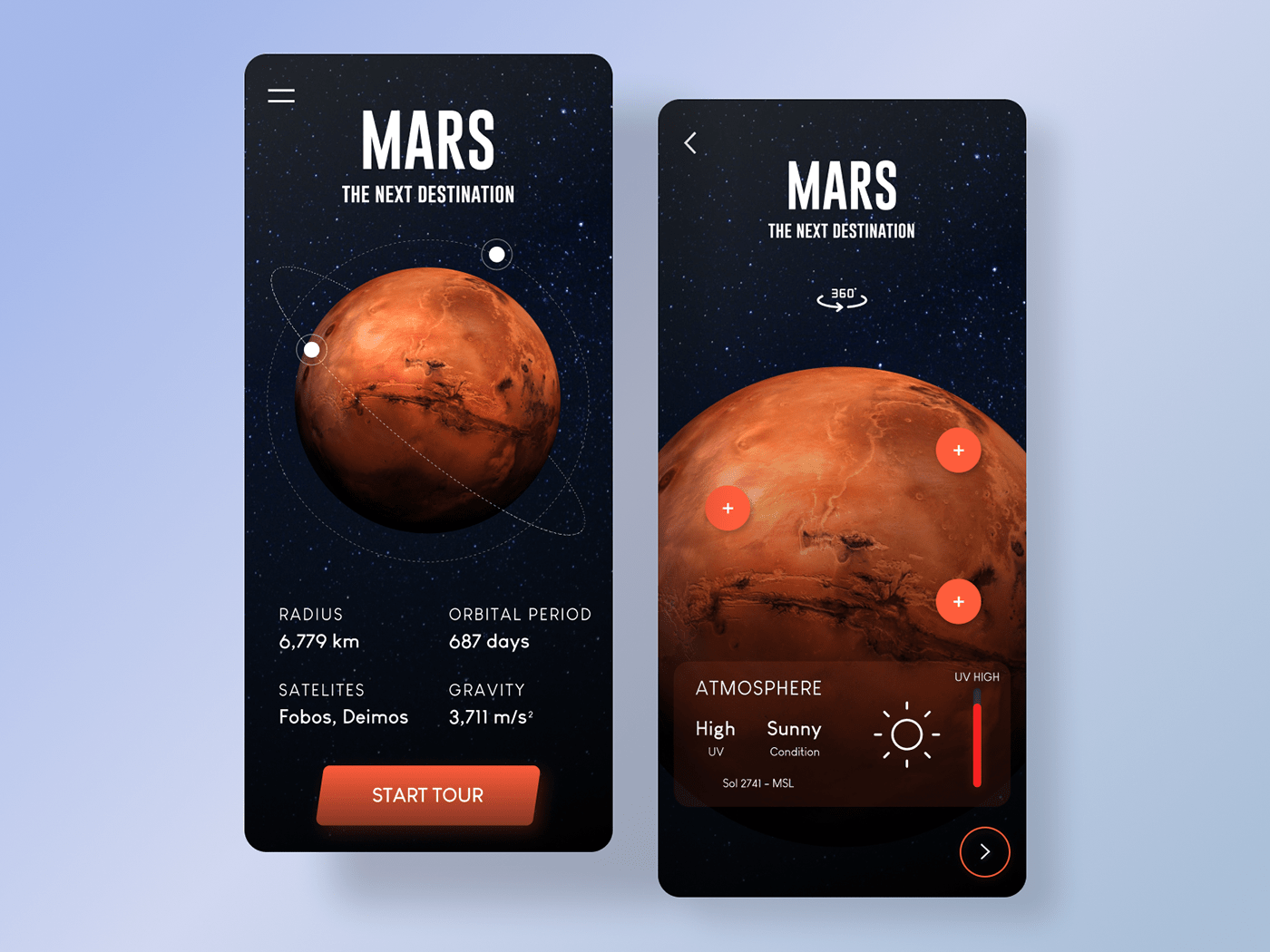 app design Elon Musk mars mobile Space  UI ux