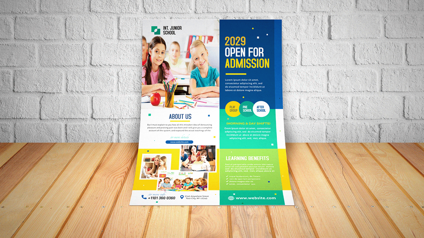 Brochure Templates For School Project
