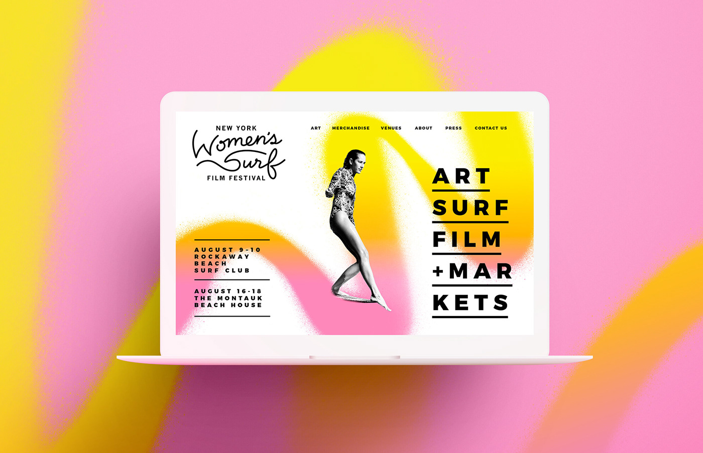 poster Identity Design Event Branding Event festival Film   Surf identity branding 
