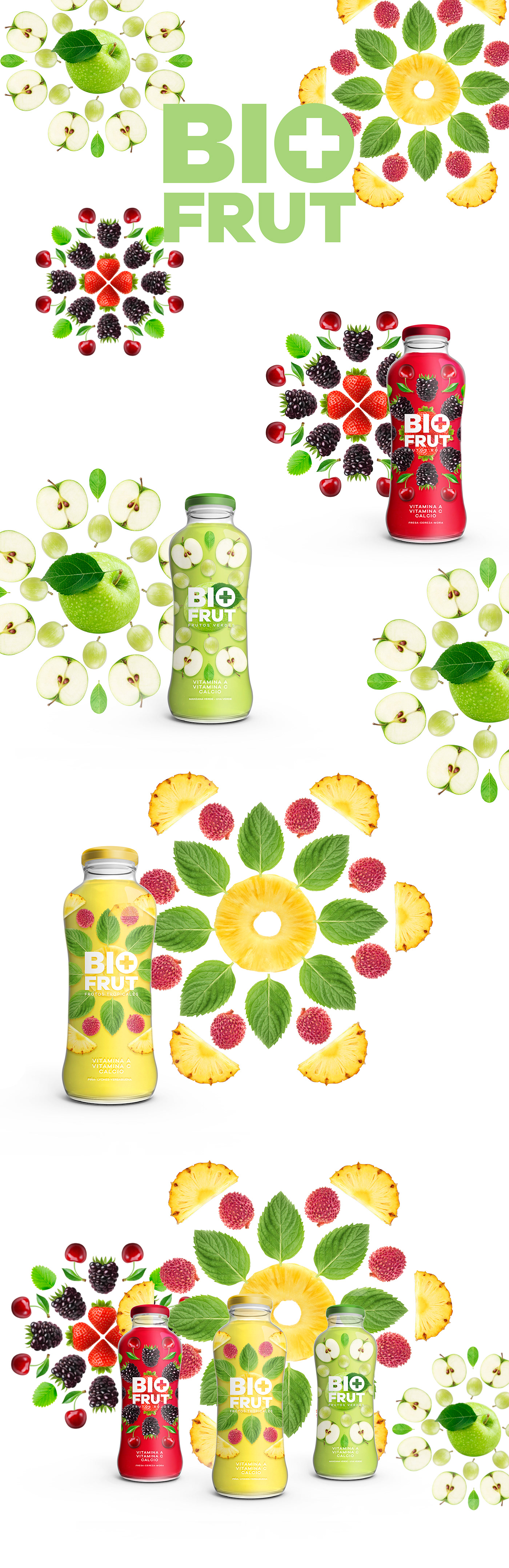 branding  Packaging Fruit juice design DANCE   dancing bio kaleidoscope symmetry