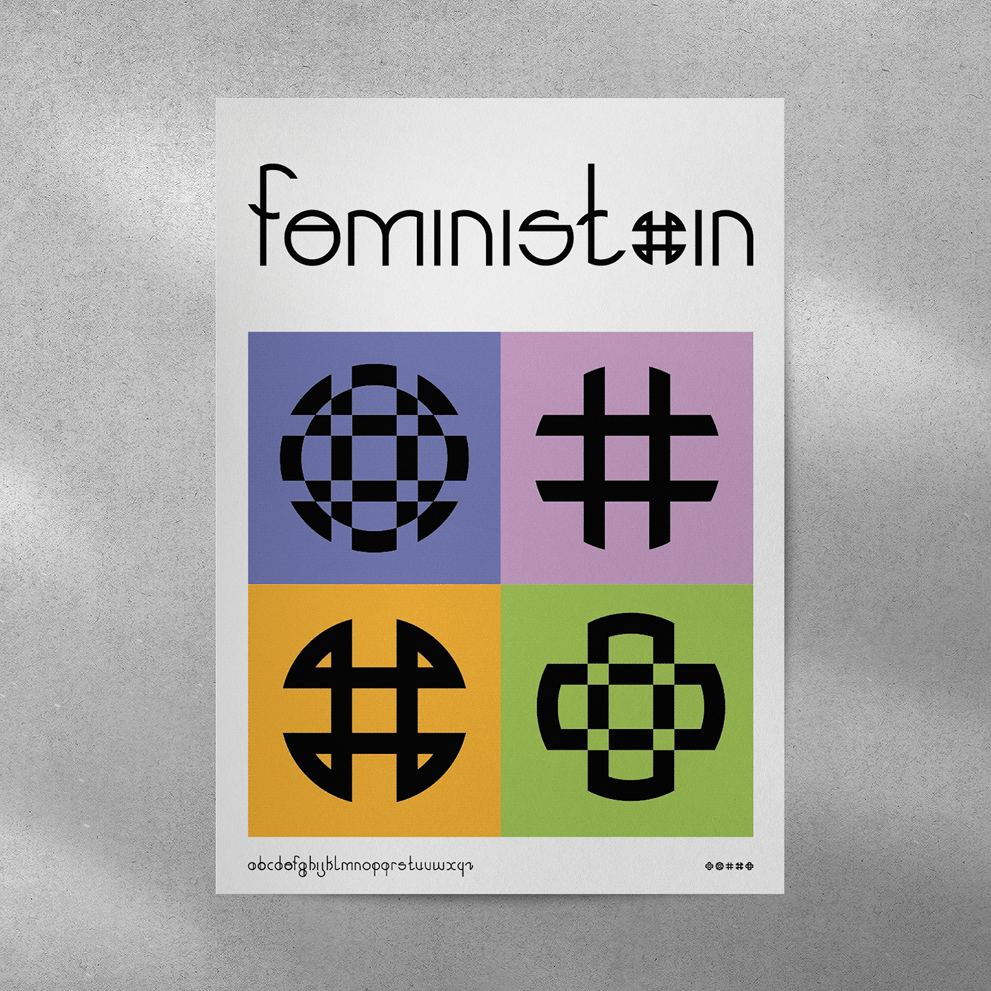 design equality feminism font Gender LGBTQ+ Poster Design schrift Typeface typography  