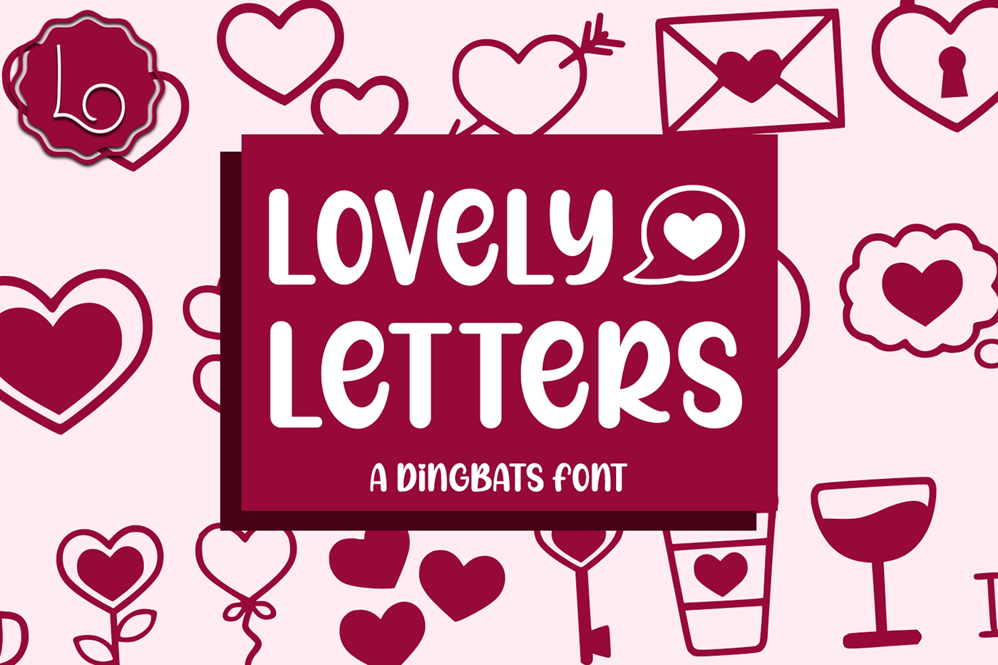 Lovely Letters, A dingbats font