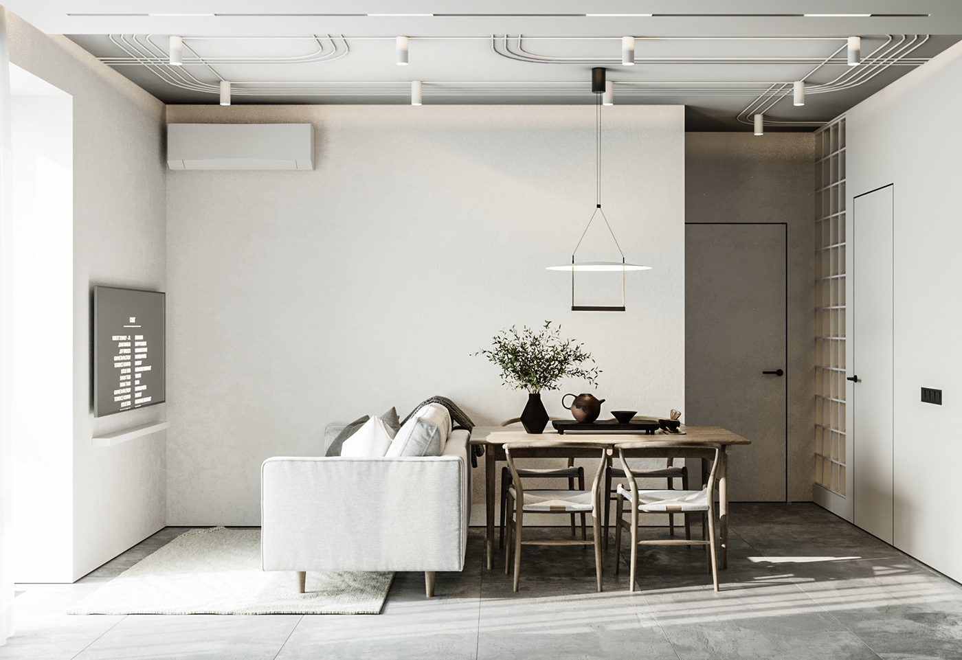 Interior 3ds max corona design visualization kitchen