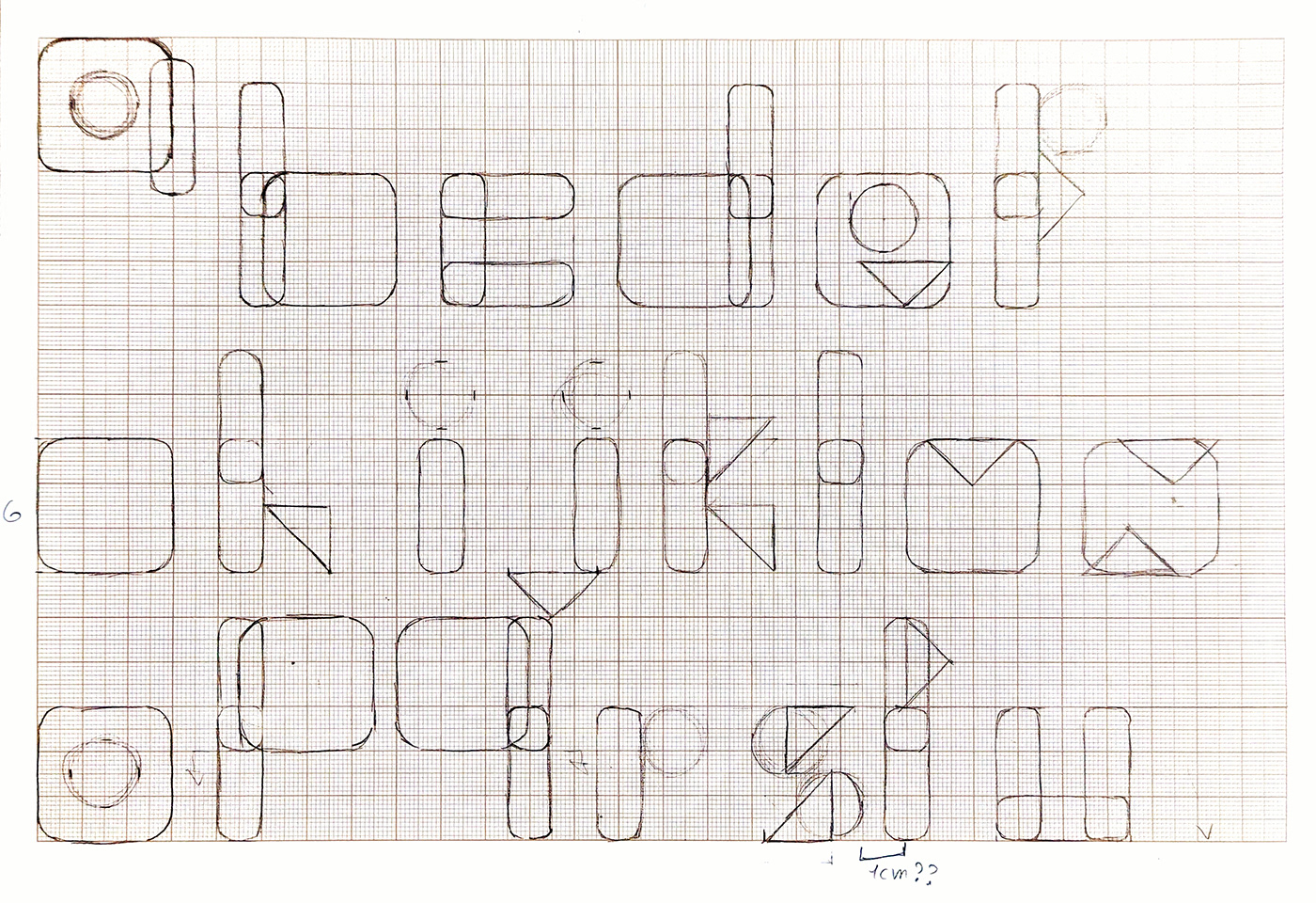 typography   typo caractère typographique Typographie modular module Caractère modulaire