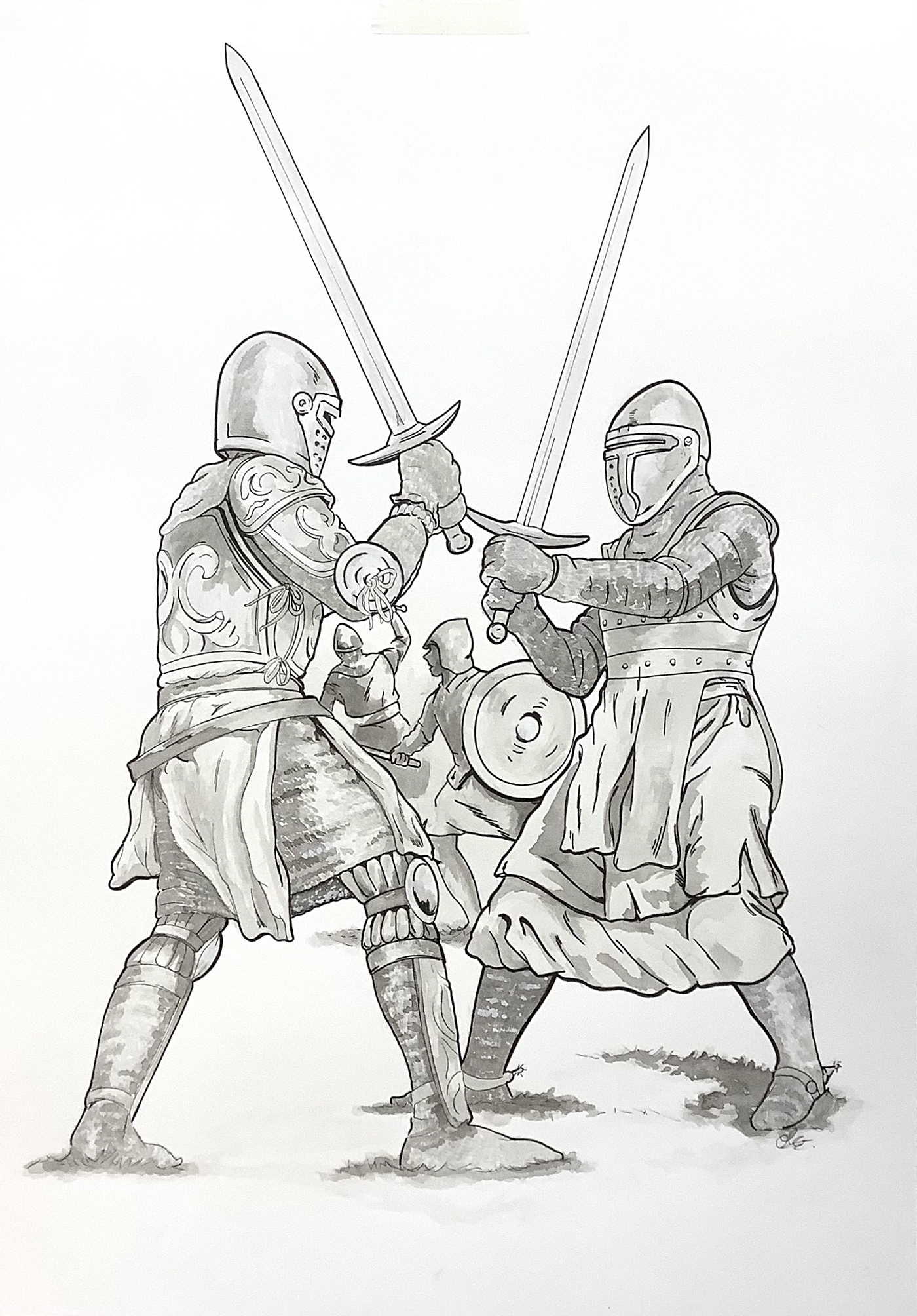 duel history knights medieval Military