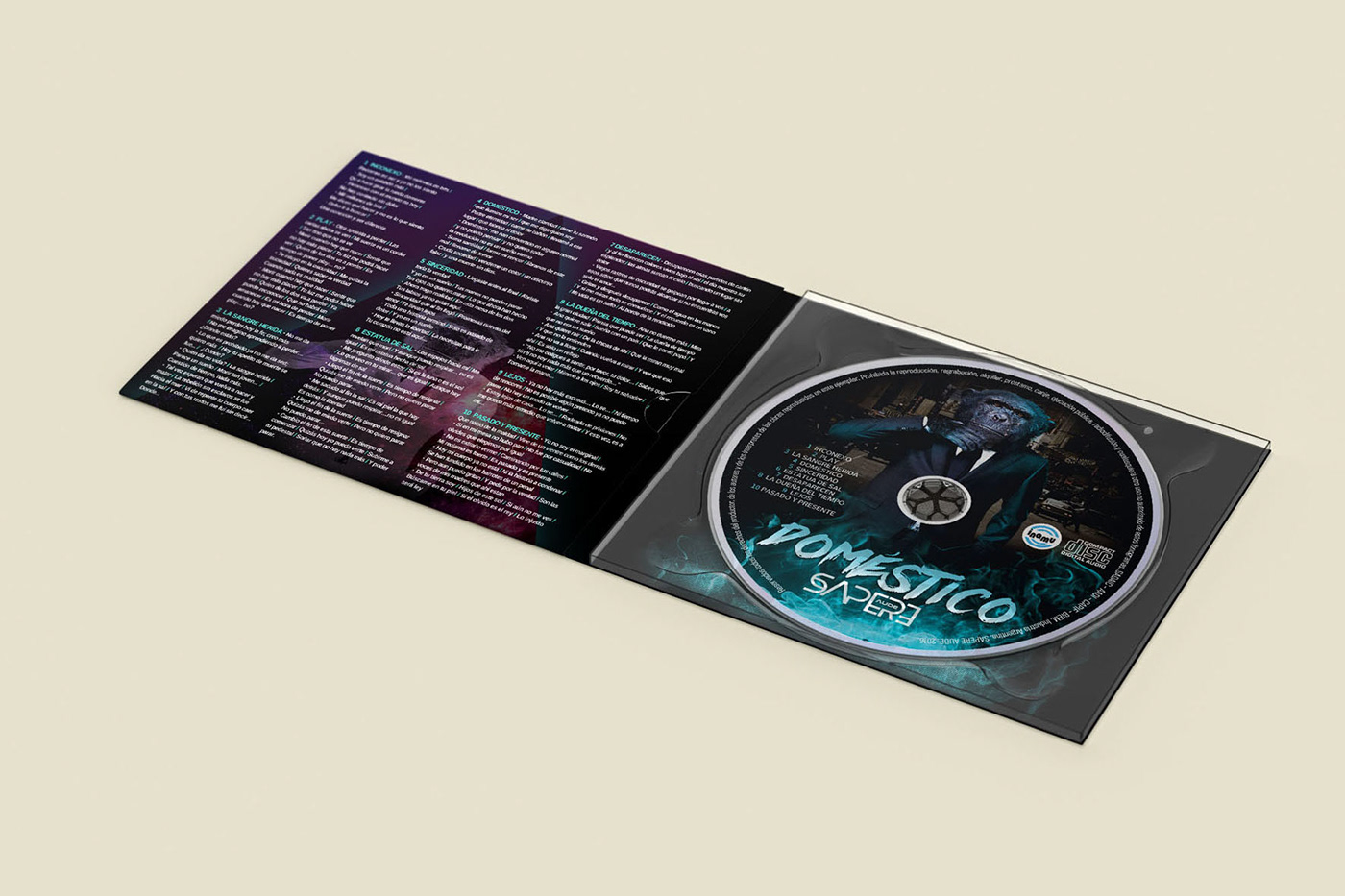 CD Art Digital Art  graphic design  ILLUSTRATION  music