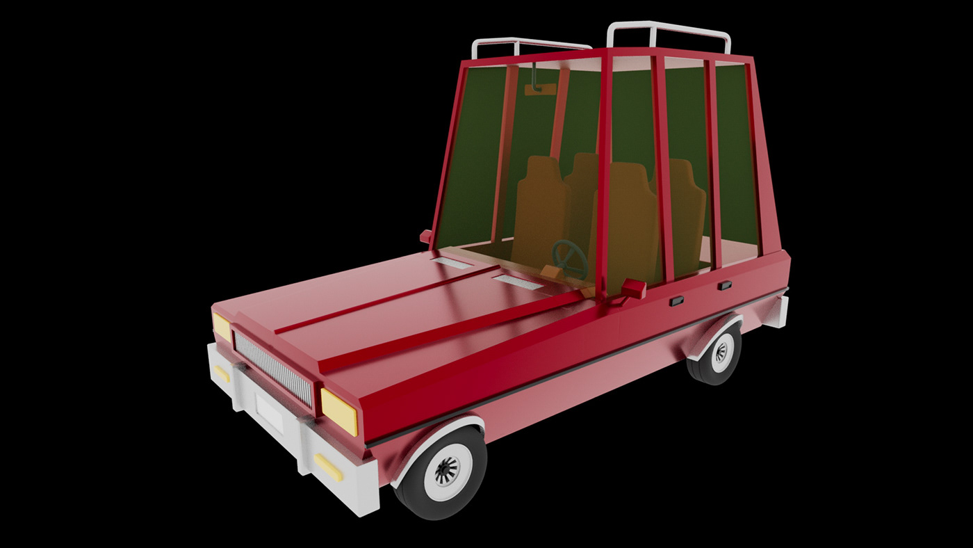 Vehicle 3D gameart automotive   modeling Render Maya 3d modeling game digital3d
