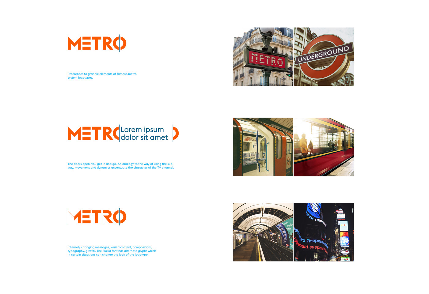  Metro  TV  identity on Behance