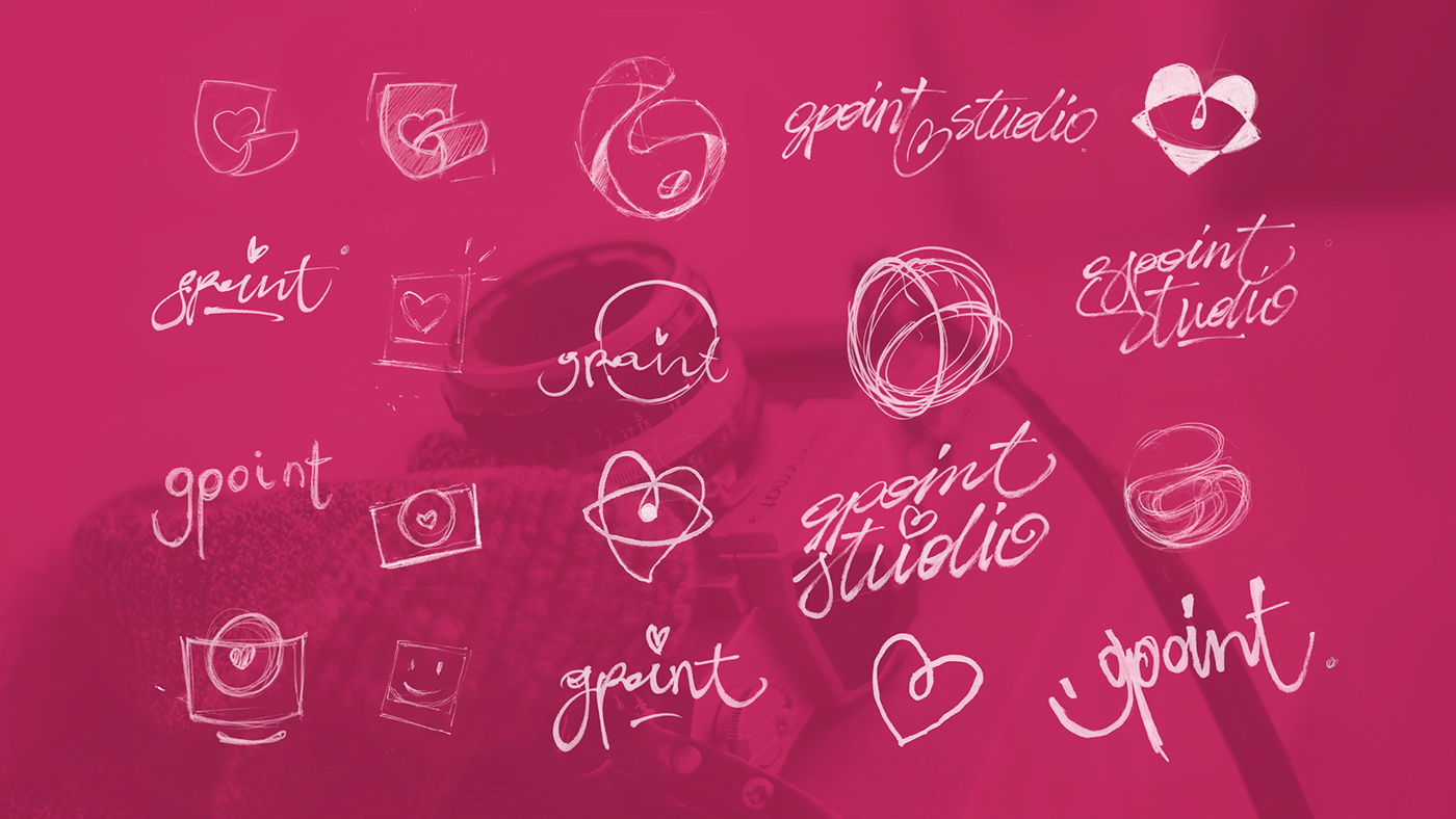 logo Logotype Handlettering gpoint studio branding  lettering