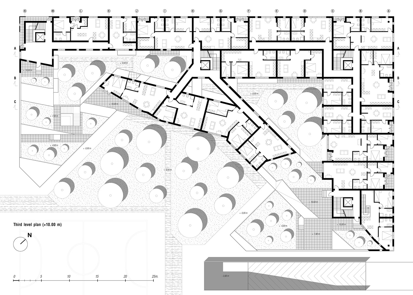architecture bovisa social housing milan design art graphic residential building