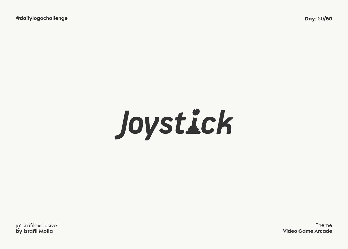 Joystick - Daily Logo Challenge - Day 50