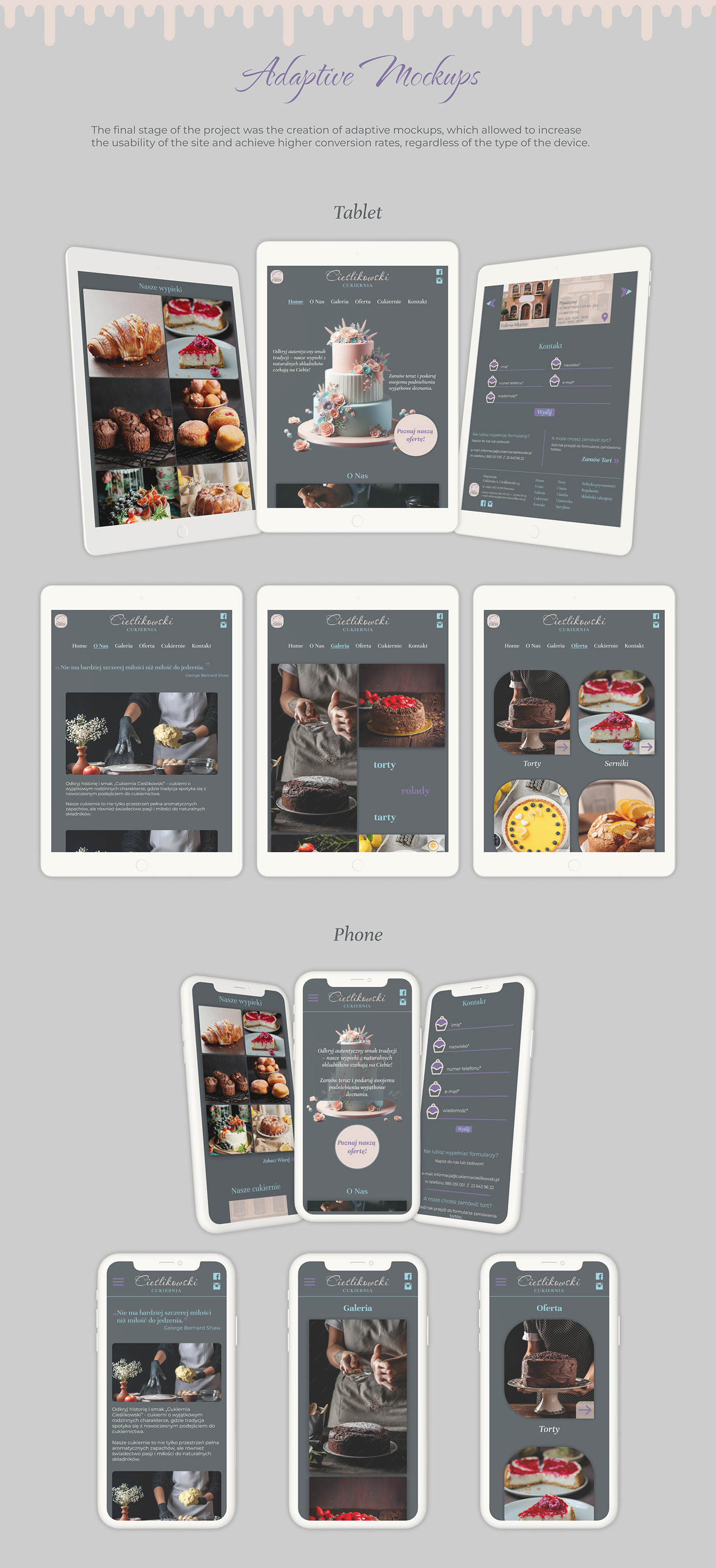 redesign redesign website Website Figma UI/UX ux Case Study Confectionery Food  cake