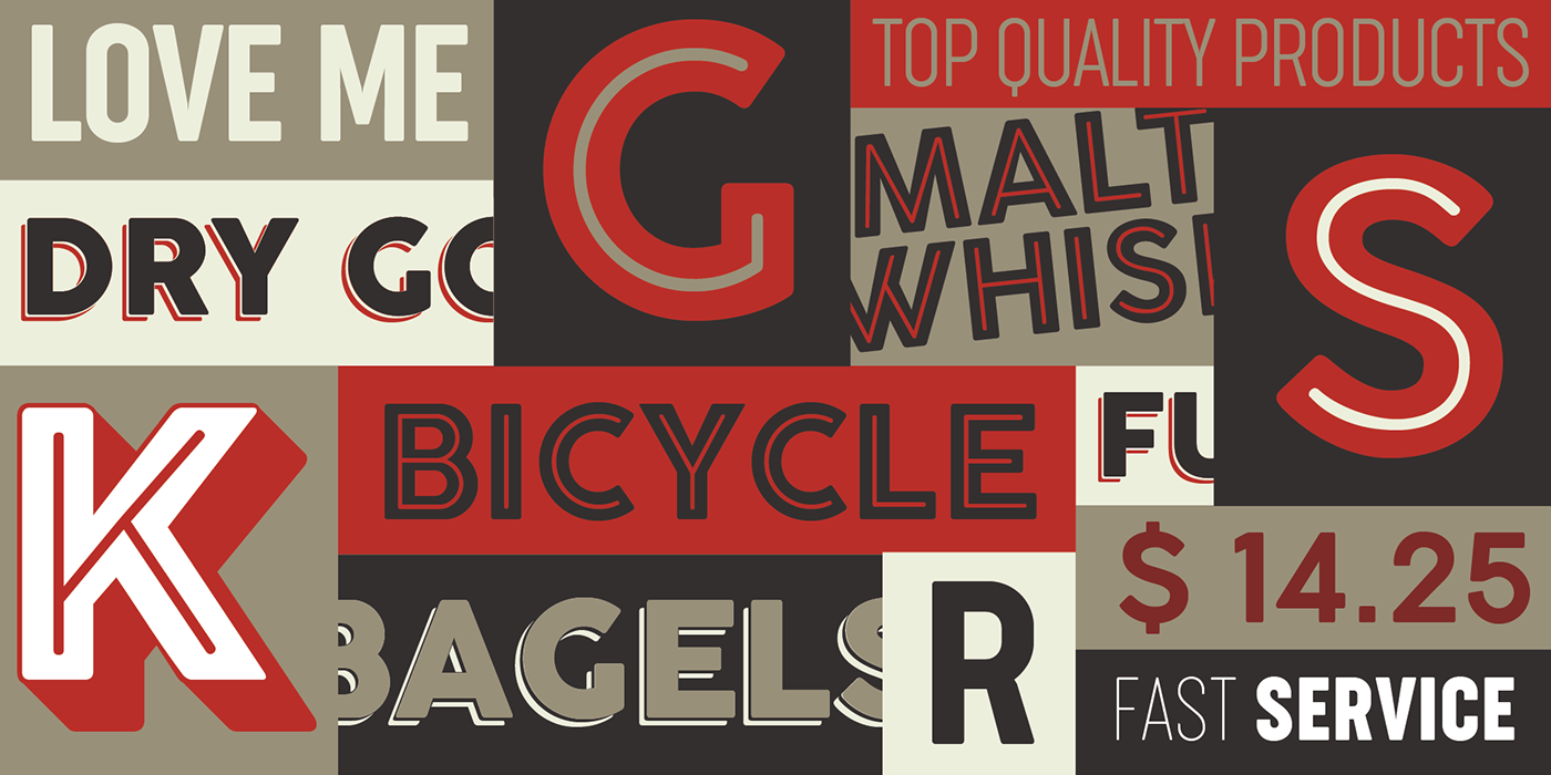 sans serif grotesque geometric forties vintage deco Free font elegant cool letterpress Hipster grunge inline free free download