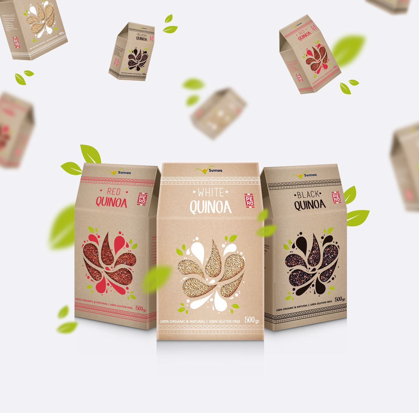 package quinoa peru design organic export china peruvian Food  Quinua carton recicle product premium