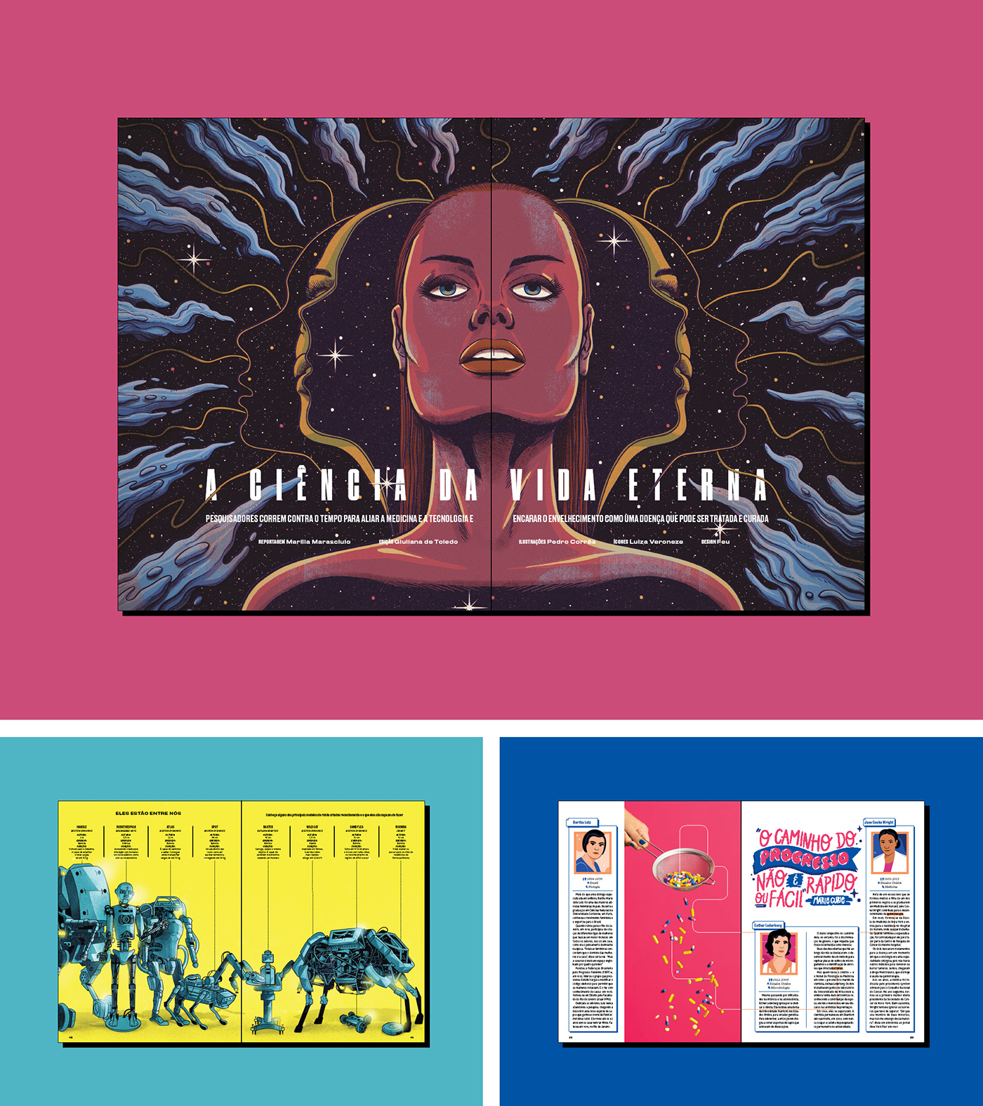 magazine redesign art direction  design graphic design  editorial design  galileu ILLUSTRATION  issue editorial