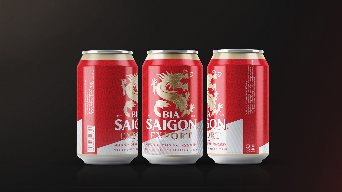 beer Packaging vietnam saigon branding  Rebrand