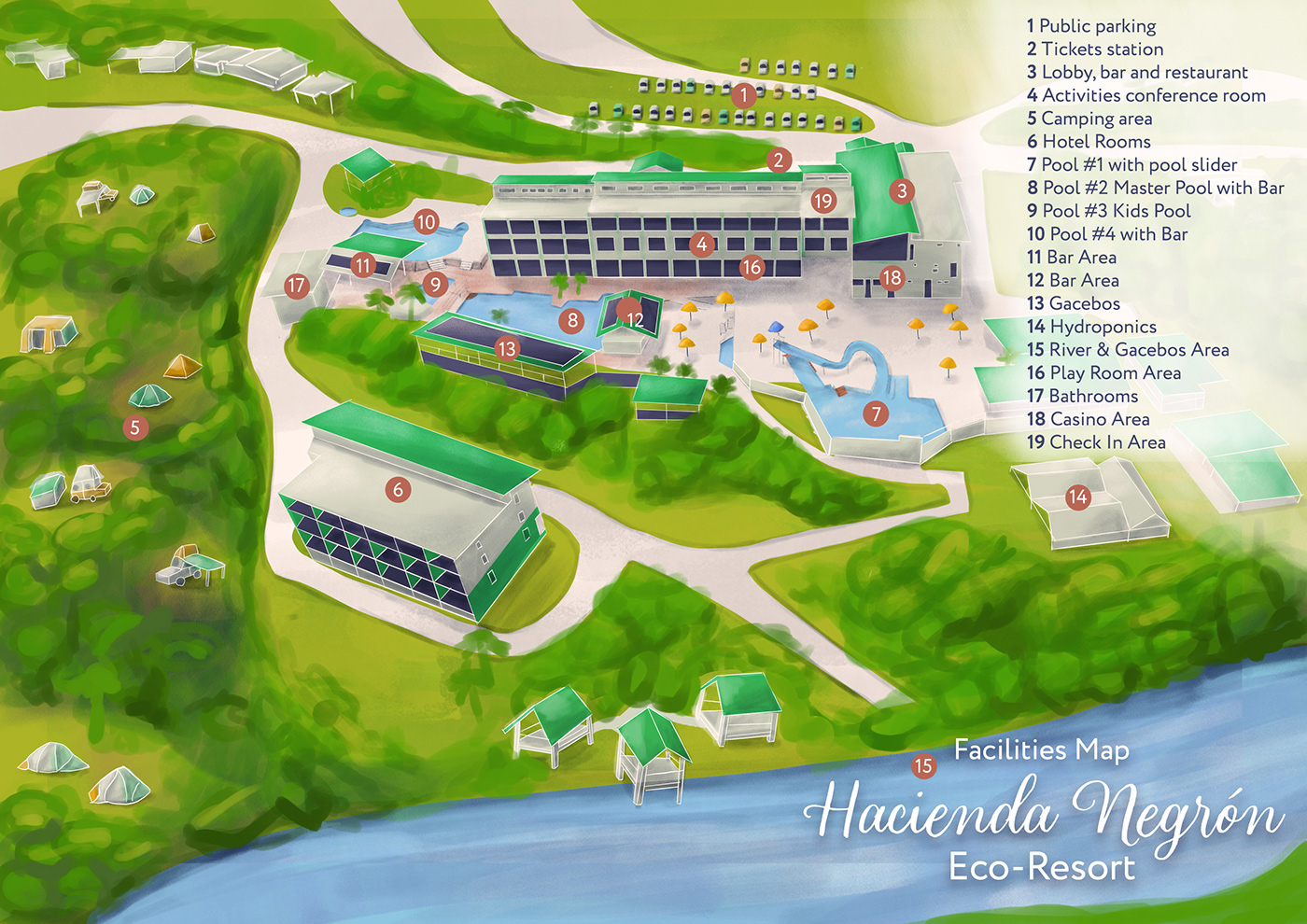 hotel map Nature puerto rico resort Travel