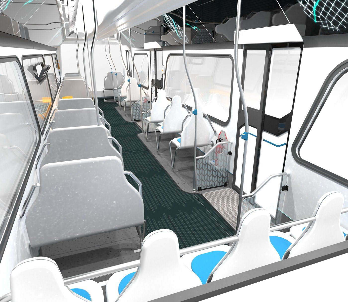 Autos bus car diseño industrial electric Interior Solidworks transporte Vehicle