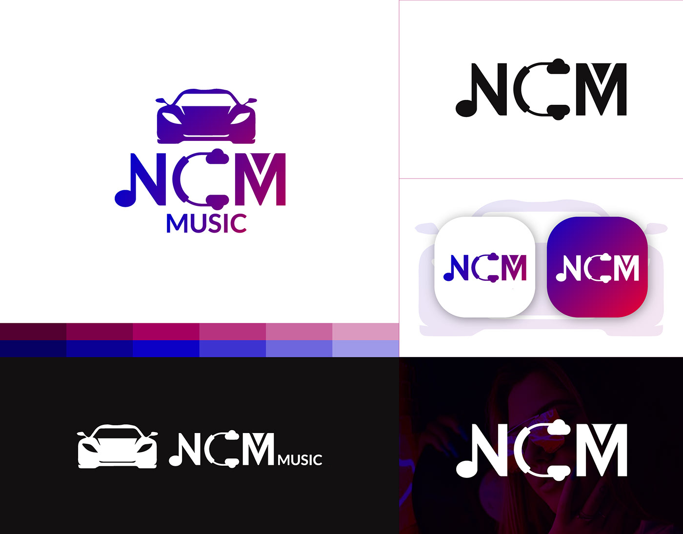 LogoFolio 2023 Vol. 01 | NCM Logo | Letter Mark | logo identity | branding |Graphic Design 