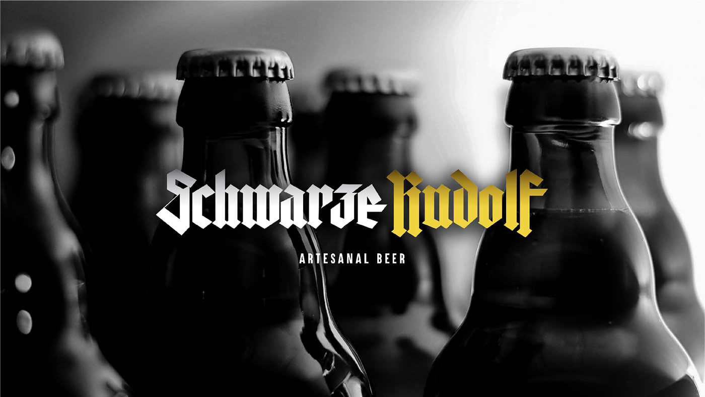 lettering beer SchwarzeRudolf newbrand art newbeer artesanalbeer ink