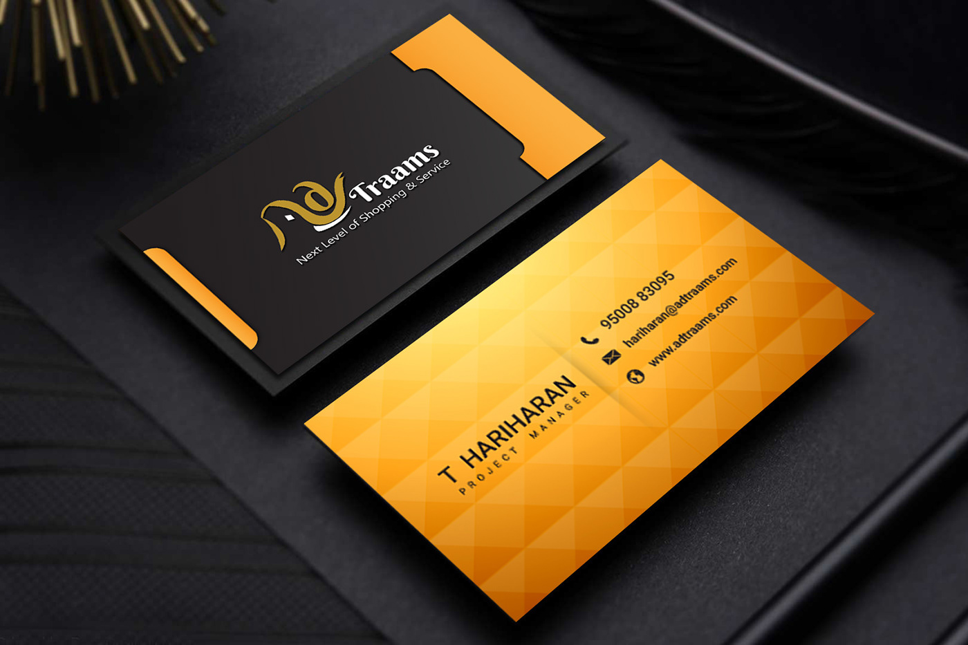 business card businesscard visitingcard flat Mokup card brand identity design graphic