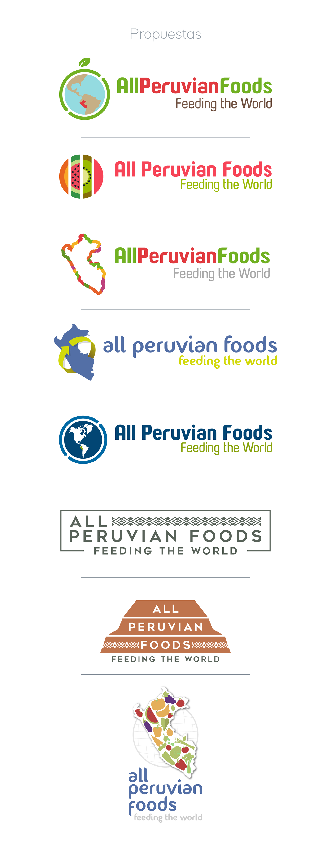 All Peruvian Foods branding  logo